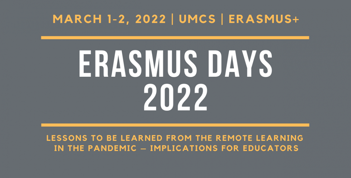 Erasmus Days 2022 informacja dla Pracowników Luty 2022