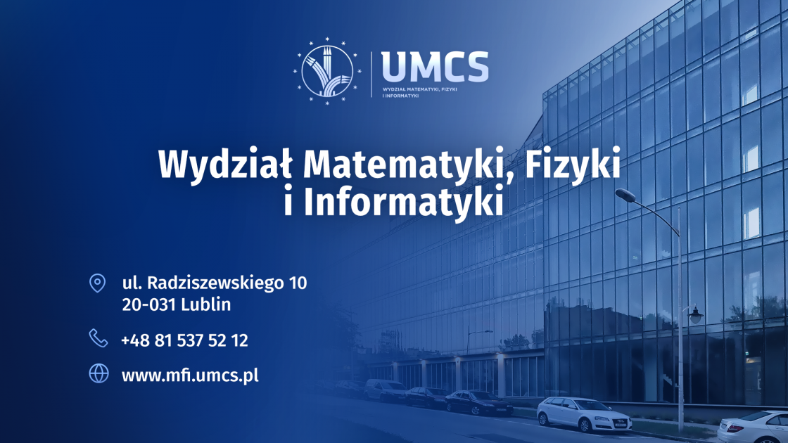 Webinary UMCS 2022 – Wydział Matematyki, Fizyki i Informatyki - 2022