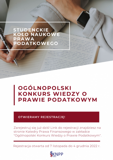 Og Lnopolski Konkurs Wiedzy O Prawie Podatkowym Aktualno Ci