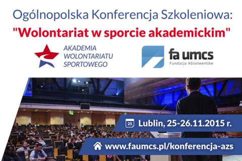 Konferencja: Wolontariat w sporcie akademickim