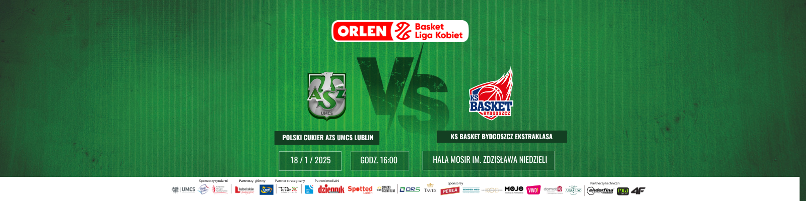 Mecz Polski Cukier AZS UMCS Lublin - KS Basket Bydgoszcz...