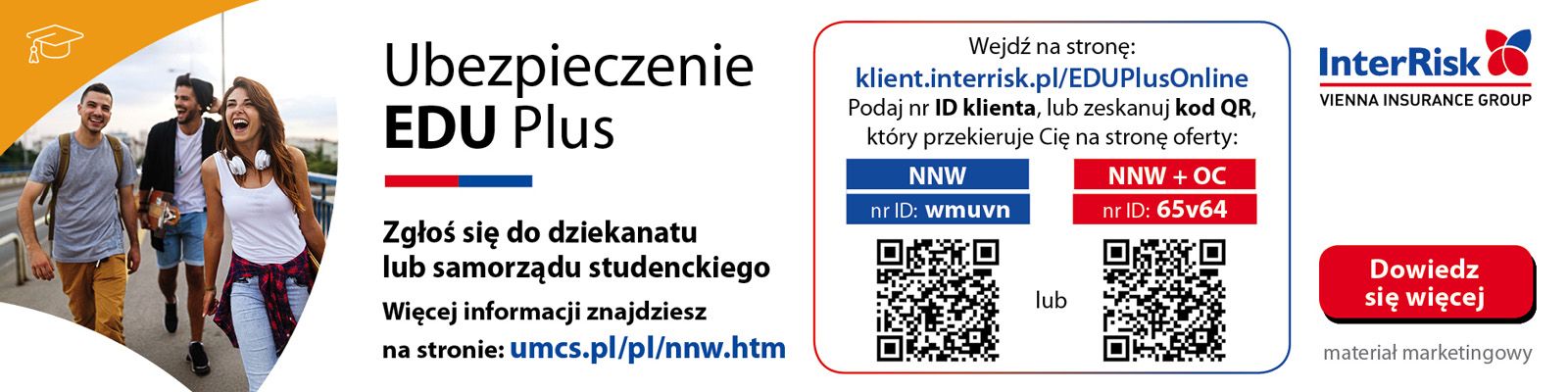Oferta ubezpieczenia dla studentów, doktorantów i...