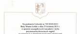Nagroda Prezydenta Miasta Lublin dla kierownika ds....
