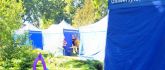 Studenci  Kola Dydaktyków MaFiI na pikniku dla pracowników