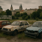 Porzucone auta na terenie miasta Lublin