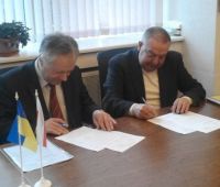 Podpisanie umowy z Dniepropietrowskim Uniwersytetem...