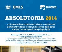 Zapisy na Absolutoria UMCS 2014 przedłużone do 10 maja