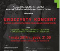 Koncert z okazji 10. lecia wstąpienia Polski do UE