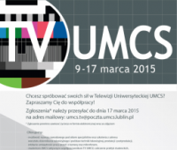 Nabór do Telewizji Uniwersyteckiej UMCS!
