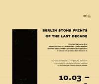 BERLIN STONE PRINTS OF THE LAST DECADE