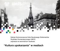 "Kultura upokarzania" w mediach - seminarium 23...