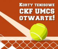 Korty tenisowe UMCS już otwarte!