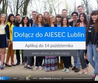 Rekrutacja studentów do organzacji AIESEC Lublin otwarta