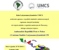  Koło Latynoamerykanistów  - zaproszenie na wyjazd naukowy