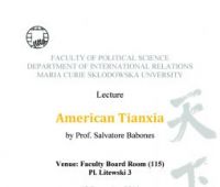 American Tianxia - Lecture by Prof. Salvatore Babones