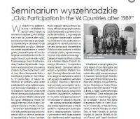 Article about the Lublin Seminar in "Wiadomości...