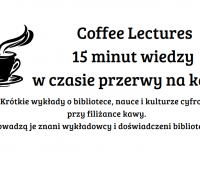 Coffee Lectures już od 5 grudnia!