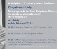 Pamięci Profesora Zbigniewa Hołdy