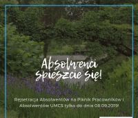 Piknik Pracowników i Absolwentów UMCS 2019 - rejestracja...