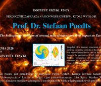 Wykład prof. dr. Stefaana Poedtsa - 23.01.2020 r.