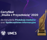 Kierunki nagrodzone certyfikatem „Studia z Przyszłością”