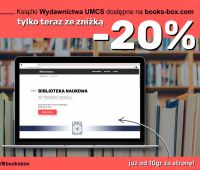 Książki Wydawnictwa UMCS na platformie Books-box