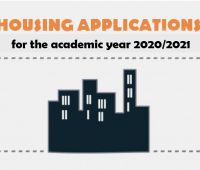 First round of accommodation application for 2020/21...