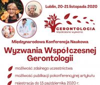 Konferencja „Wyzwania współczesnej gerontologii”