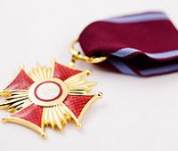 Prof. Radosław Dobrowolski decorated with the Gold Cross...