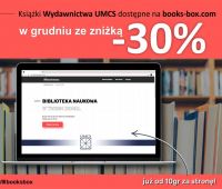 Książki Wydawnictwa UMCS na platformie Books-box