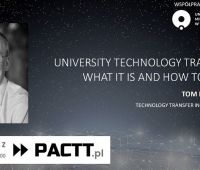 Tom Hockaday online o transferze technologii