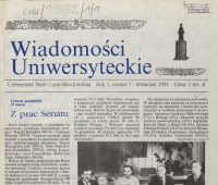 Cykl "Z archiwum Wiadomości Uniwersyteckich"