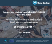 Sympozjum naukowe projektu REINITIALISE- Save the date! 