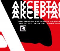 Invitation to exhibition "AKCEPTACJA" in...