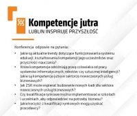 Konferencja online  „Kompetencje jutra. Lublin inspiruje...