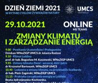 Dzień Ziemi 2021 na UMCS