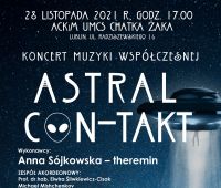 "Astral Con-Takt" już w niedzielę w Chatce Żaka!