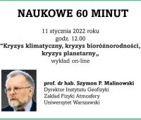Naukowe 60 minut - prof. dr hab. Szymon Malinowski