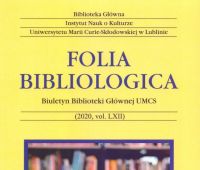 Nabór tekstów do czasopisma naukowego "Folia...