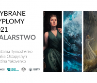 The exhibition "Wybrane dyplomy 2021 Malarstwo"