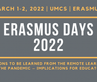 Zapraszamy na Erasmus Days 2022 - dla studentów