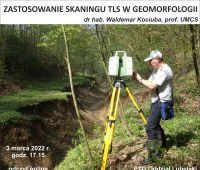 Application of TLS scanning in geomorphology - lecture