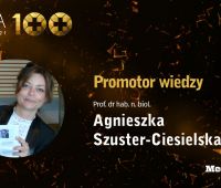Sukces prof. dr hab. Agnieszki Szuster-Ciesielskiej