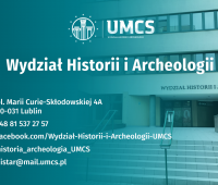 Webinar Wydziału Historii i Archeologii UMCS