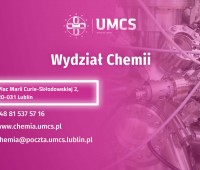 Poznaj UMCS – Webinar Wydziału Chemii