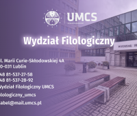 Webinary UMCS 2022 – Wydział Filologiczny