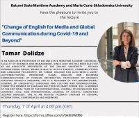 Guest lecture "English for Media Literacy and Global...