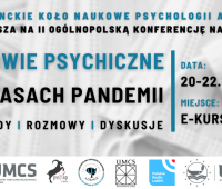 Konferencja "Zdrowie Psychiczne w Czasach...
