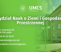 Webinary UMCS 2022 – Wydział Nauk o Ziemi i Gospodarki...