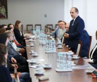 Spotkanie ze stypendystami z Ukrainy